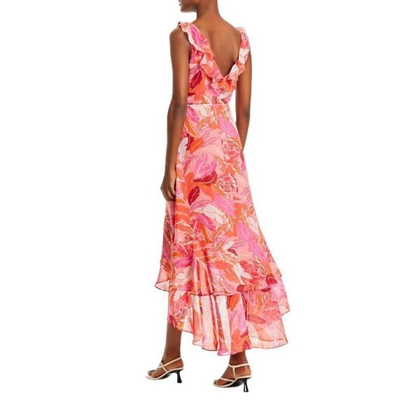 Aqua Floral Dress Bloomingdale’s Size Small NWT - Picture 3 of 8